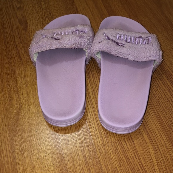 Puma Fenty Furry Slides Lilac - Picture 6 of 14